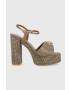 Kurt Geiger London Sandály Kensington Platform zlatá barva 9798840609 - Pepit.cz