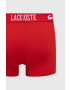 Lacoste Boxerky 3-pack pánské červená barva - Pepit.cz