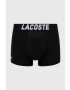 Lacoste Boxerky (3-pak) pánské černá barva - Pepit.cz