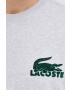 Lacoste Mikina pánská šedá barva s aplikací - Pepit.cz