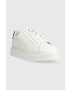 Lauren Ralph Lauren Kožené sneakers boty Angeline bílá barva 802904433001 - Pepit.cz