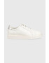 Lauren Ralph Lauren Kožené sneakers boty Angeline bílá barva 802904945001 - Pepit.cz