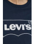 Levi's Bavlněné tričko tmavomodrá barva - Pepit.cz