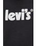 Levi's Bavlněné tričko černá barva s potiskem - Pepit.cz