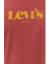 Levi's Bavlněné tričko červená barva s potiskem 16143.0318-Reds - Pepit.cz