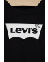 Levi's Dětské bavlněné tričko černá barva - Pepit.cz