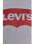 Levi's Mikina dámská šedá barva s potiskem 18487.0020-Greys - Pepit.cz