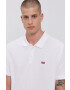 Levi's Polo tričko pánské bílá barva hladké 35883.0003-Neutrals - Pepit.cz