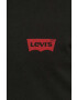 Levi's Bavlněné tričko 2-pack černá barva s potiskem - Pepit.cz