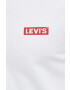 Levi's Bavlněné tričko 2-pack bílá barva s potiskem - Pepit.cz