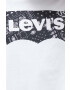 Levi's Bavlněné tričko bílá barva s potiskem - Pepit.cz