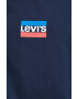 Levi's Bavlněné tričko tmavomodrá barva s potiskem - Pepit.cz