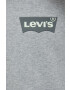 Levi's Bavlněné tričko šedá barva s potiskem - Pepit.cz