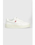 Levi's Kožené sneakers boty Glide bílá barva D7521.0001 - Pepit.cz