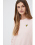 Lyle & Scott Bavlněná mikina pánská tmavomodrá barva s aplikací - Pepit.cz