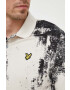 Lyle & Scott Bavlněné polo tričko béžová barva - Pepit.cz