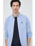 Lyle & Scott Bavlněné tričko regular s límečkem button-down - Pepit.cz