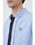 Lyle & Scott Bavlněné tričko regular s límečkem button-down - Pepit.cz