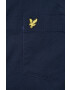 Lyle & Scott Košile tmavomodrá barva regular s límečkem button-down - Pepit.cz