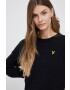 Lyle & Scott Bavlněný svetr hnědá barva lehký - Pepit.cz