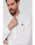 Lyle & Scott Košile pánská bílá barva regular s límečkem button-down - Pepit.cz