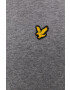 Lyle & Scott Mikina pánská šedá barva hladká - Pepit.cz