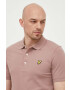 Lyle & Scott Polo tričko růžová barva - Pepit.cz