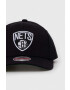 Mitchell&Ness Čepice s vlněnou směsí Brooklyn Nets černá barva s aplikací - Pepit.cz