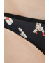 Moschino Underwear Kalhotky brazilky 3-pack černá barva - Pepit.cz