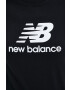 New Balance Bavlněné tričko černá barva WT31546BK-6BK - Pepit.cz