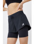 New Balance Kraťasy dámské růžová barva hladké high waist - Pepit.cz