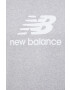 New Balance Mikina pánská šedá barva s potiskem MT31538AG-8AG - Pepit.cz