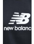 New Balance Mikina dámská černá barva s potiskem WT31532BK-2BK - Pepit.cz