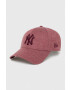 New Era Kšiltovka vínová barva melanžová NEW YORK YANKEES 60348848.MRNWHI-MRNWHI - Pepit.cz