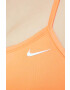 Nike Dvoudílné plavky Essential oranžová barva mírně vyztužený košík - Pepit.cz