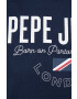 Pepe Jeans Bavlněné tričko béžová barva s potiskem - Pepit.cz