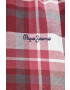 Pepe Jeans Košile Cressing vínová barva regular s límečkem button-down - Pepit.cz