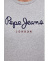 Pepe Jeans Bavlněné tričko Eggo červená barva s potiskem - Pepit.cz