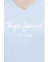 Pepe Jeans Bavlněné tričko Wendy V Neck - Pepit.cz