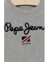 Pepe Jeans Dětský svetr šedá barva lehký - Pepit.cz