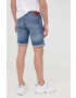 Pepe Jeans Džínové šortky Hatch Short pánské tmavomodrá barva - Pepit.cz