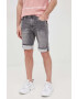 Pepe Jeans Džínové šortky Jack Short Grey pánské šedá barva - Pepit.cz