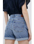 Pepe Jeans Džínové šortky Mary dámské hladké high waist - Pepit.cz