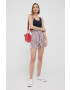 Pepe Jeans Džínové šortky Phoebe Stripe dámské vzorované high waist - Pepit.cz