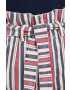 Pepe Jeans Džínové šortky Phoebe Stripe dámské vzorované high waist - Pepit.cz