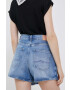 Pepe Jeans Džínové šortky Tammy dámské hladké high waist - Pepit.cz