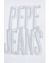 Pepe Jeans Mikina dámská bílá barva s aplikací - Pepit.cz