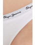 Pepe Jeans Tanga 3-pack červená barva - Pepit.cz