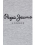 Pepe Jeans Tričko s dlouhým rukávem šedá barva - Pepit.cz