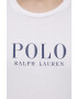 Polo Ralph Lauren Bavlněné pyžamo zelená barva s potiskem - Pepit.cz